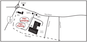 Antioch University New England campus street map