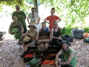 westmoreland | Antioch University West Moreland, garden, group photo, plants