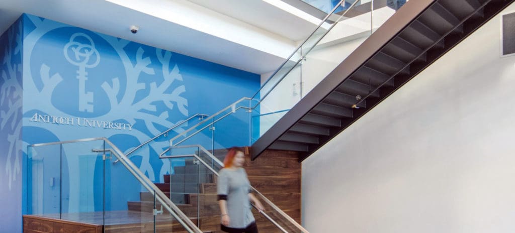 Antioch University stairs