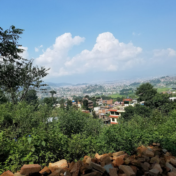 Vista view of little town