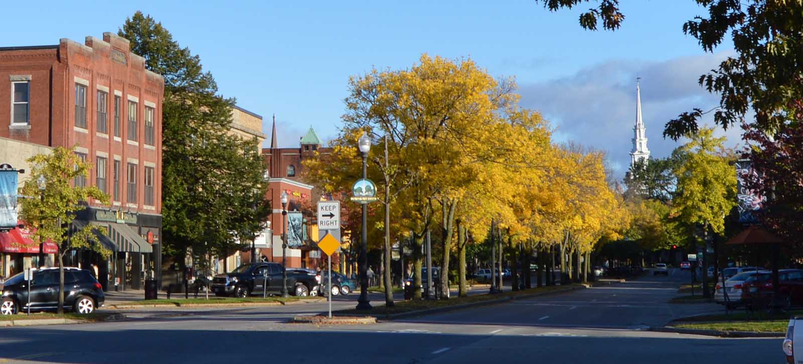 Keene's picturesque downtown