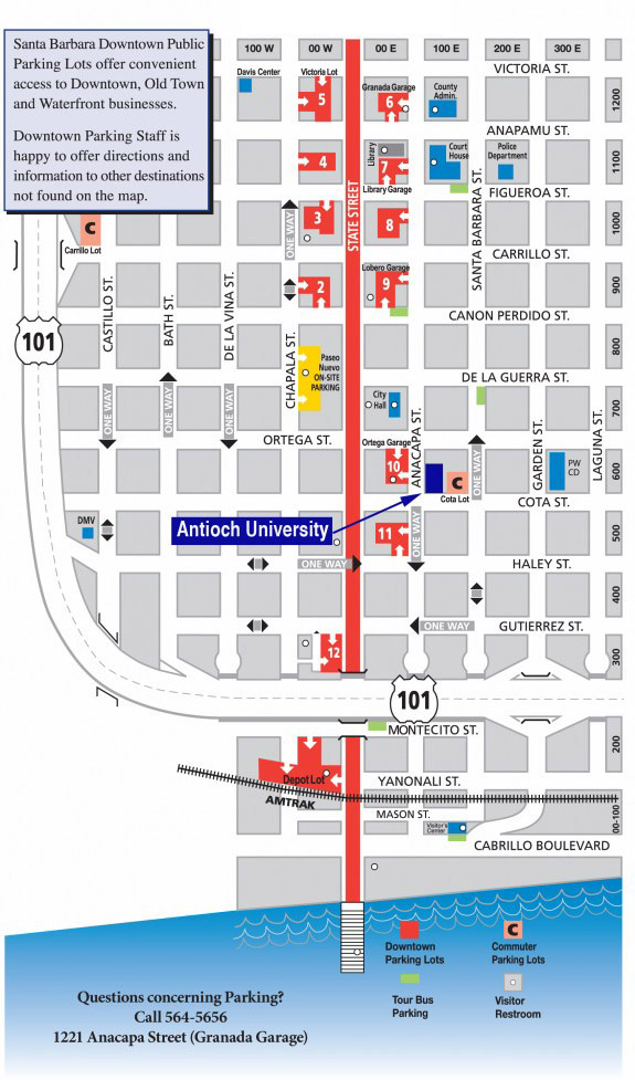 AUSB Location and Parking Map