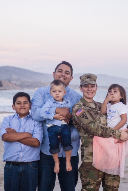 Moreno with his family