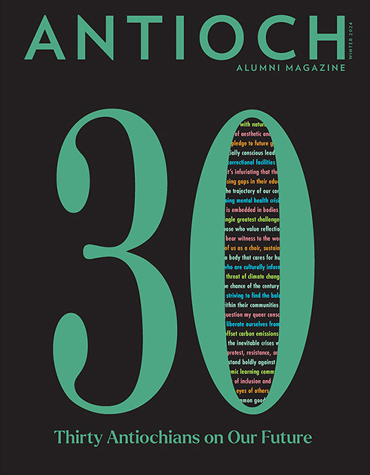 Antioch Alumni Magazine The Antiochians on Our Future cover of 2024 alumni magazine