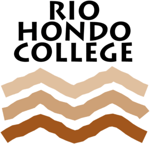 Logo featuring the words 'London College' stacked above three beige to brown wavy lines resembling waves.