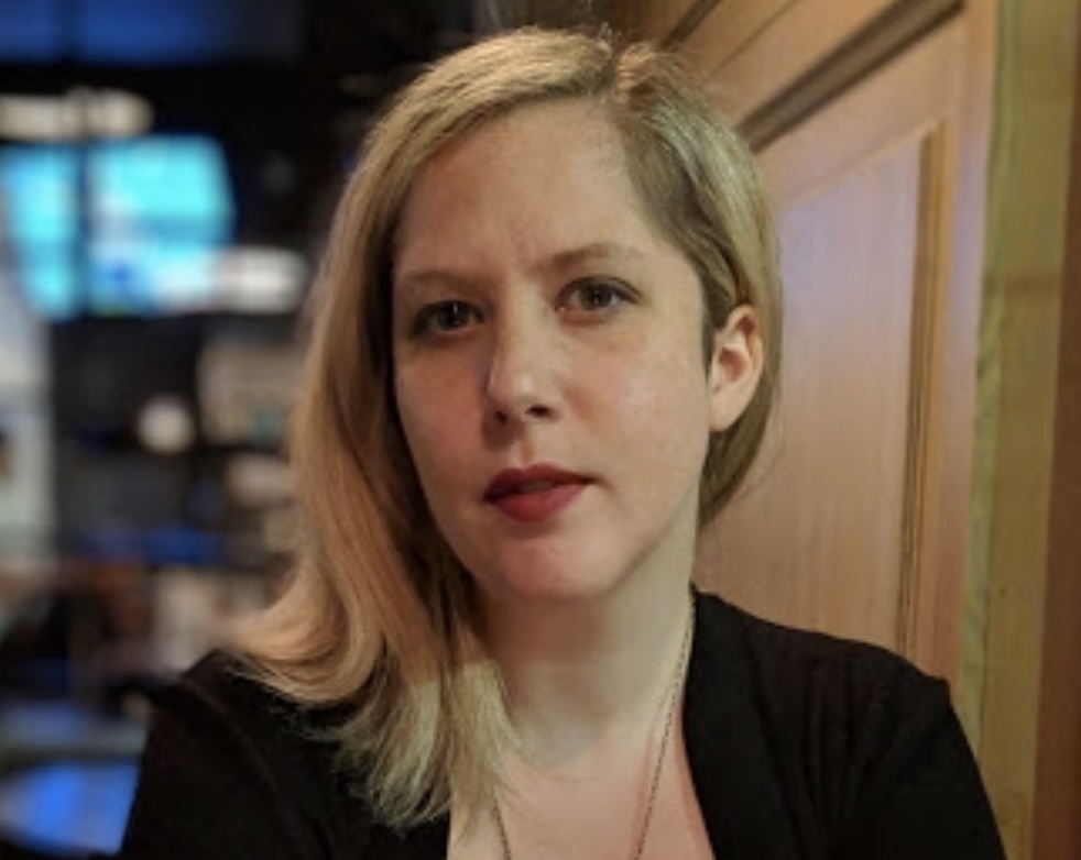 Jessica Williams, Faculty, Au, Antioch University, woman with blonde hair in a black suit